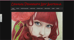 Desktop Screenshot of crimsondragonflyart.com